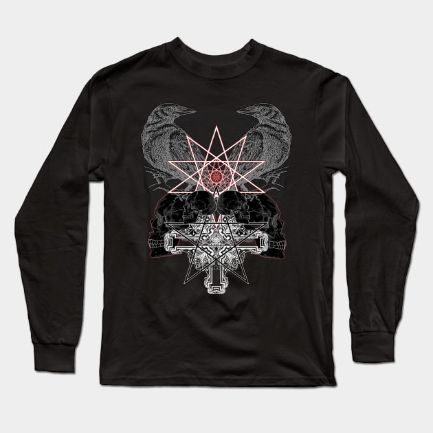 Mysteries and Mysticism - occult, esoteric, magick, alchemy, spiritual Long Sleeve T-Shirt by AltrusianGrace